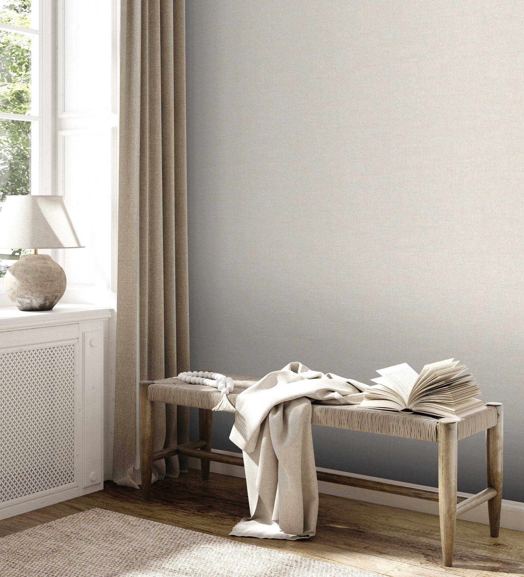 Bricoflor Vlies Betontapete Beige Grau Ideal für Schlafzimmer und Flur Mode günstig online kaufen