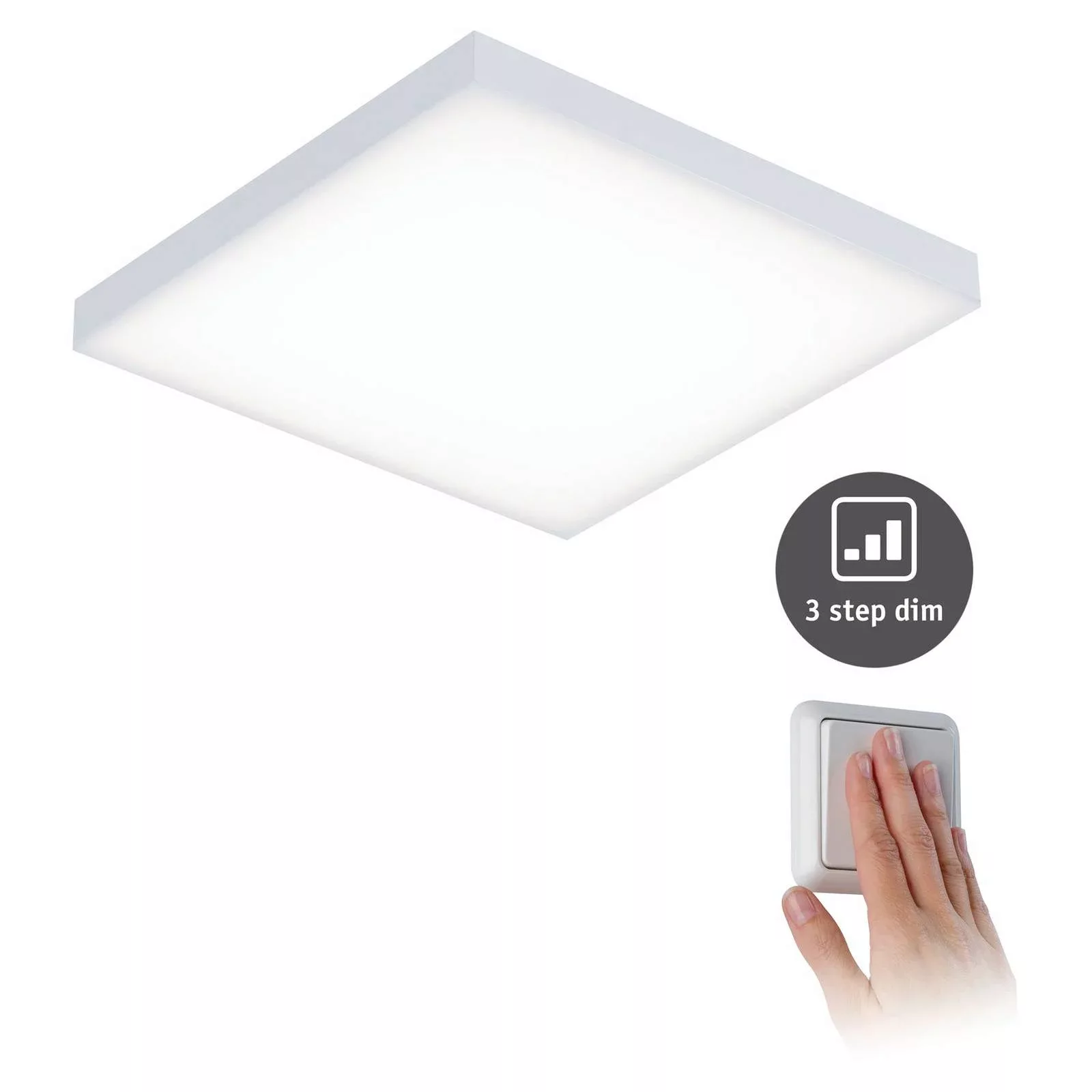 Paulmann Velora LED-Panel 3-step-dim, 22,5x22,5 cm günstig online kaufen