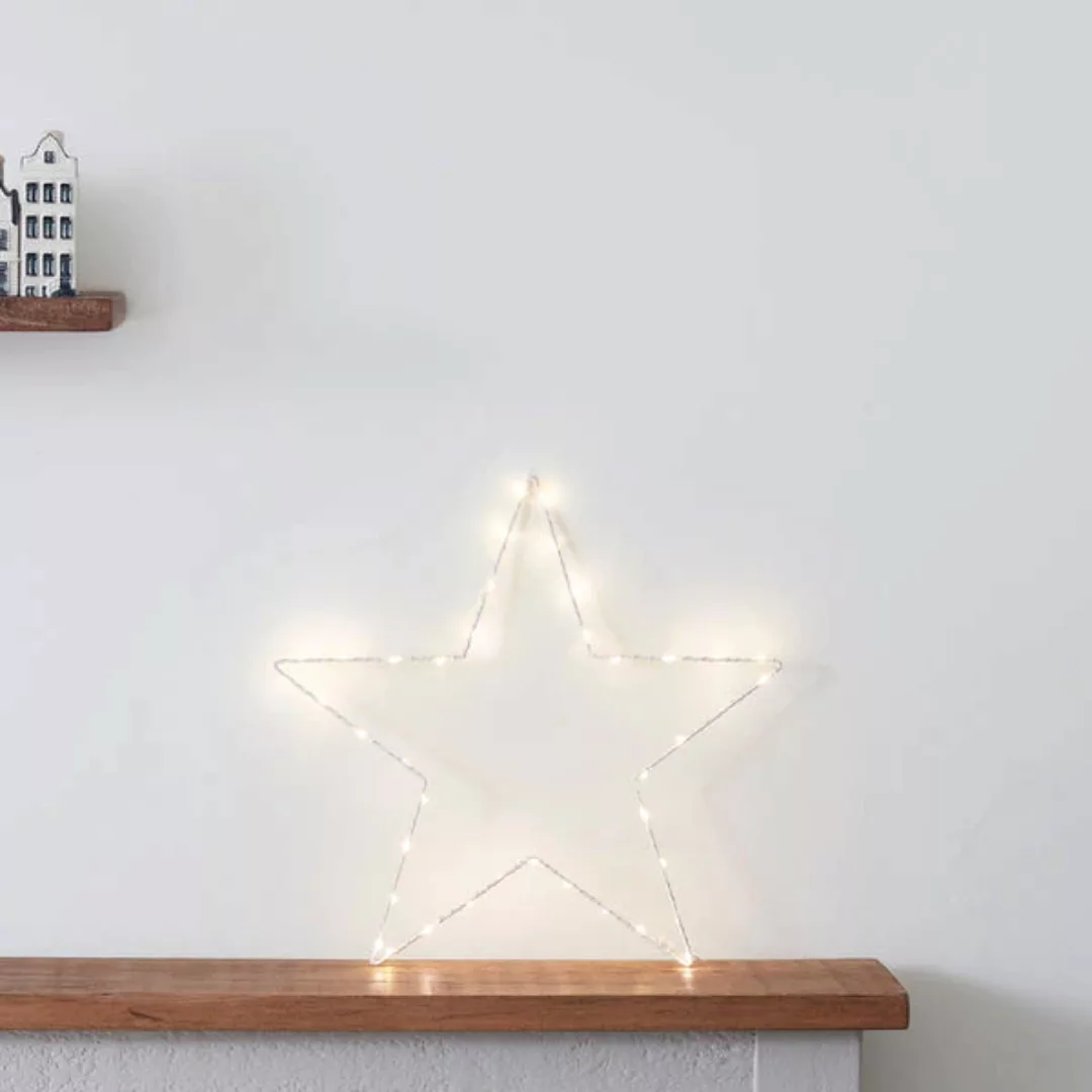 Osby LED Stern Duo und TruGlow® LED Kerzen Trio weiß günstig online kaufen