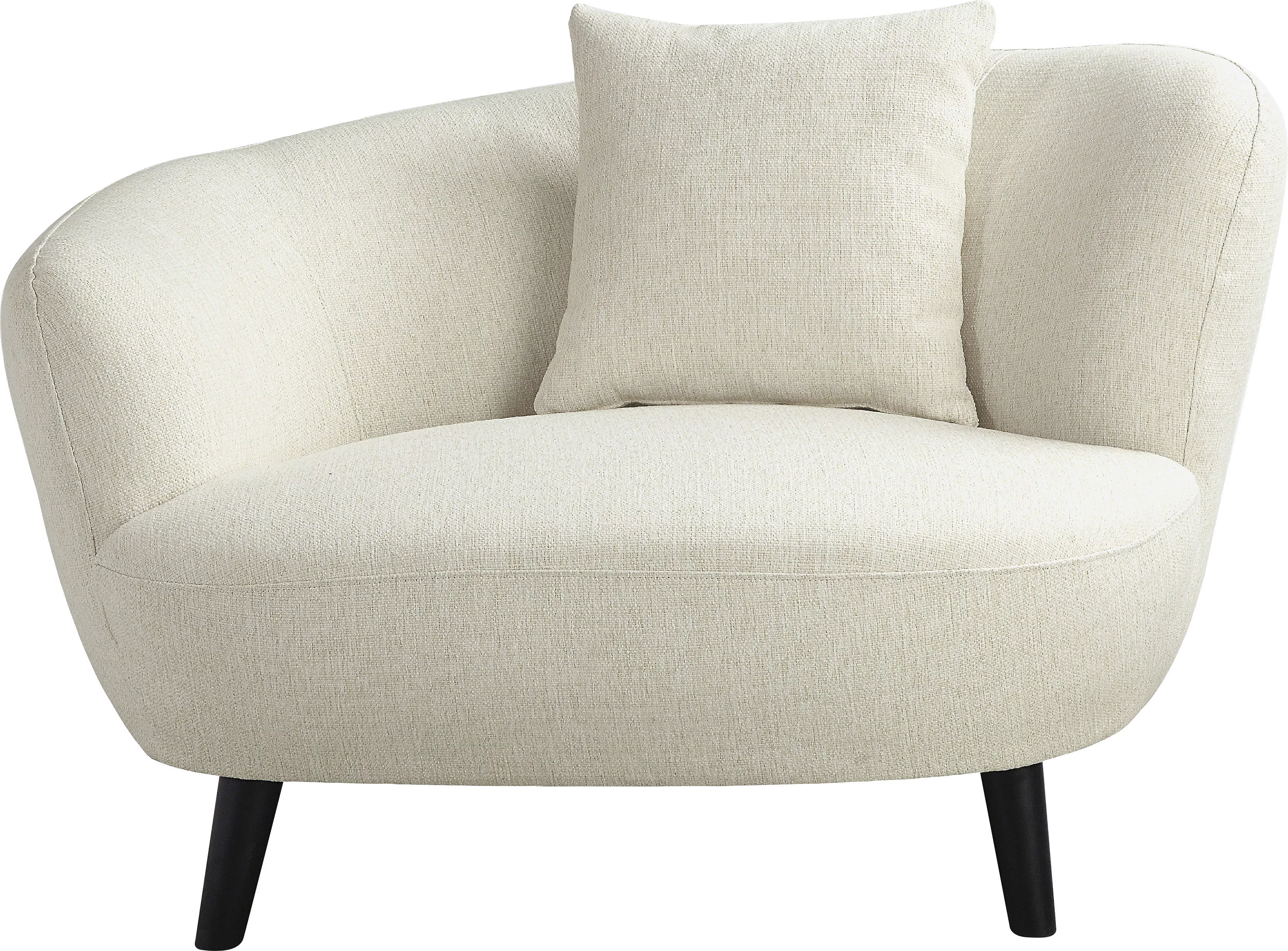 ATLANTIC home collection Loungesessel "Olivia", XXL-Sessel, Nierenform-Sess günstig online kaufen