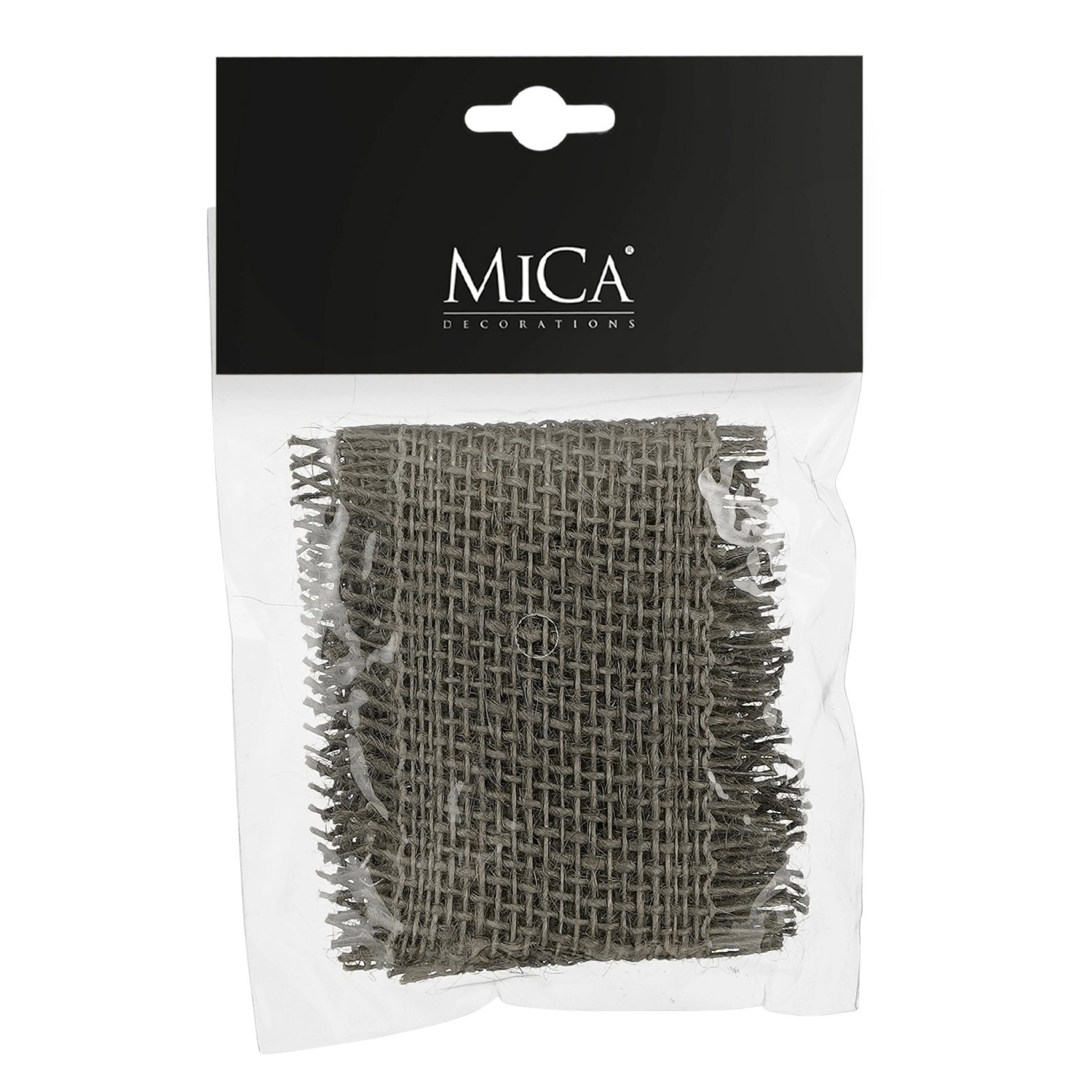 Mica Decorations Jute 100 cm x 4 cm Grau günstig online kaufen