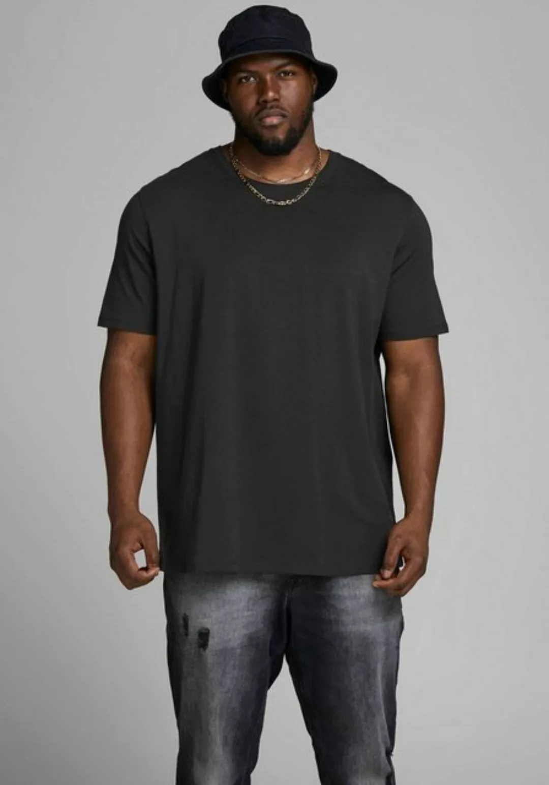 Jack & Jones PlusSize Rundhalsshirt "JJEORGANIC BASIC TEE SS O-NECK NOOS PL günstig online kaufen