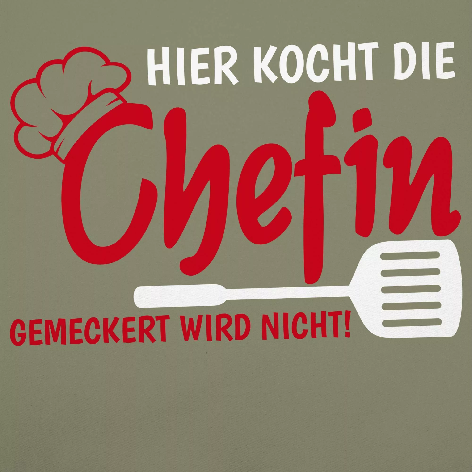 Shirtracer Kochschürze Hier kocht die Chefin günstig online kaufen
