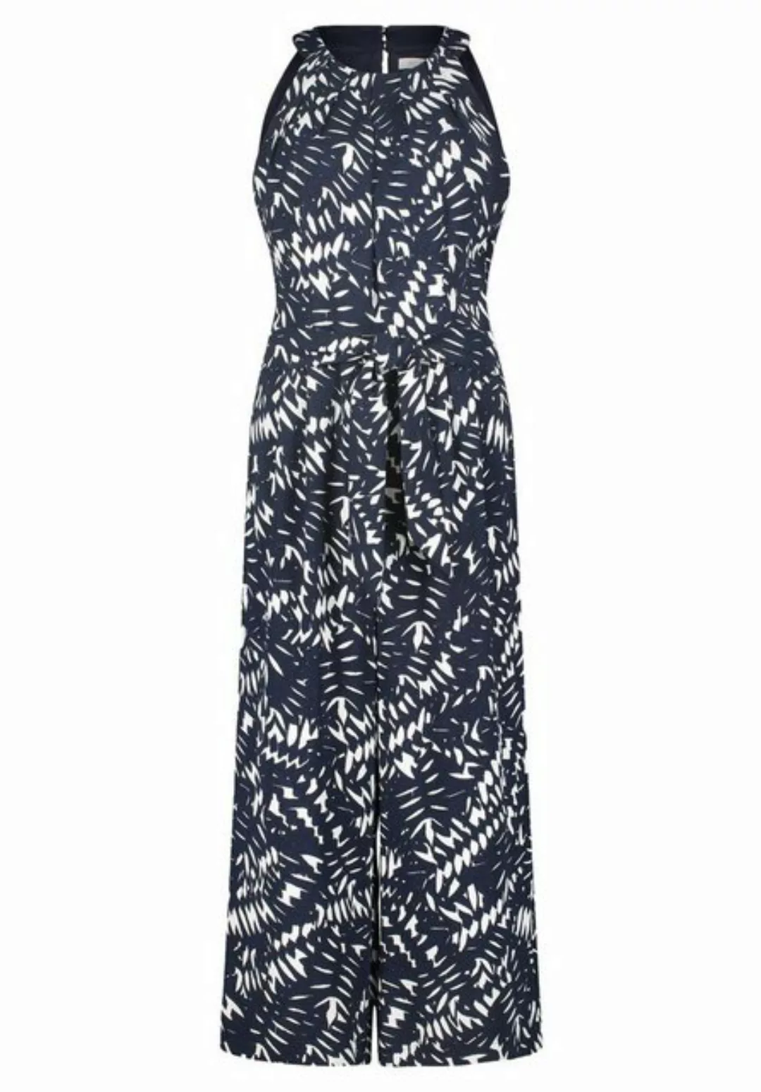 Betty&Co Jumpsuit Overall Lang ohne Arm, Cream/Dark Blue günstig online kaufen