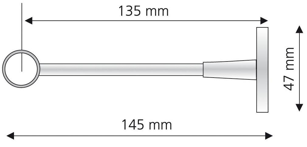 Liedeco Träger, (1 St.), für Gardinenstangen Ø 16 mm günstig online kaufen