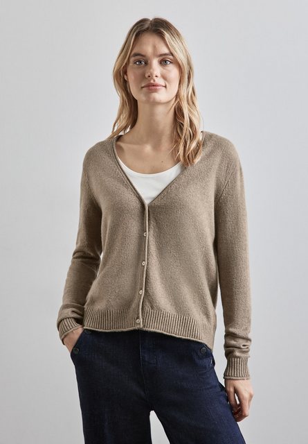 STREET ONE Cardigan mit V-Ausschnitt günstig online kaufen