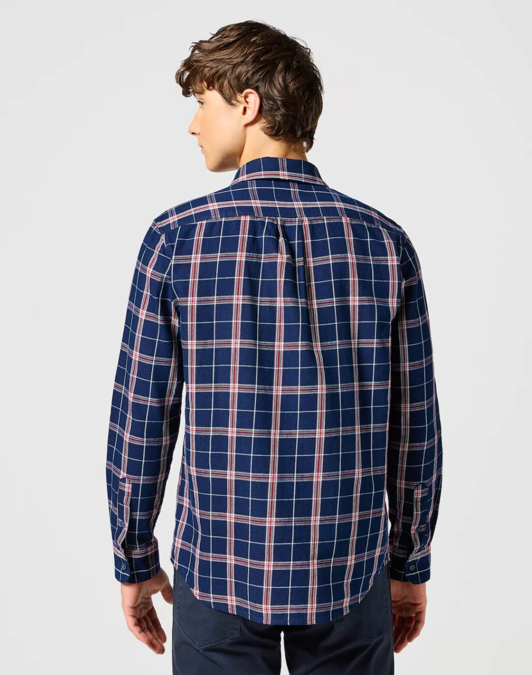 Wrangler Langarmhemd 1 PKT SHIRT mit Karomuster günstig online kaufen