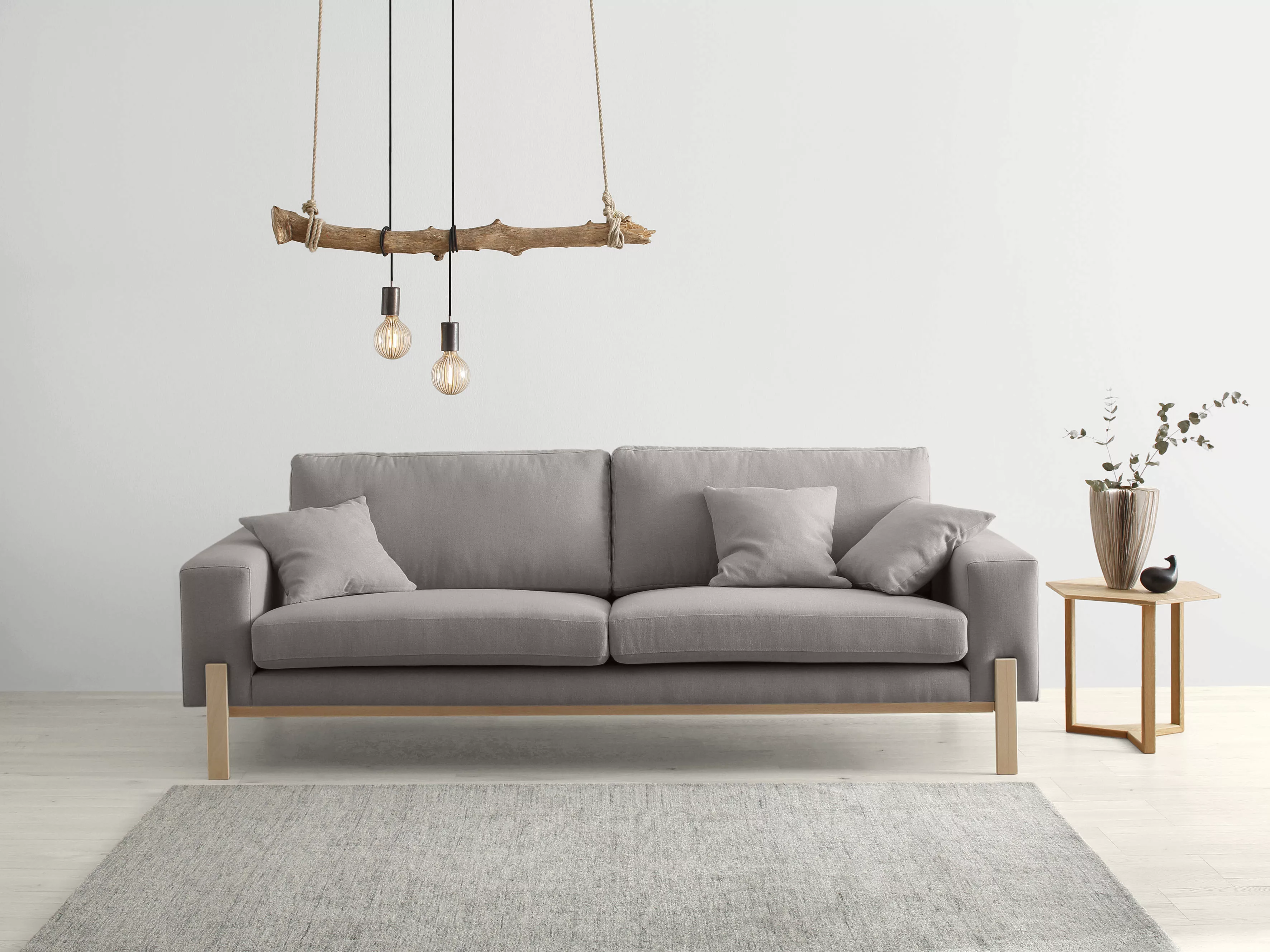 OTTO products 3-Sitzer "Hanne", Verschiedene Bezugsqualitäten: Baumwolle, r günstig online kaufen