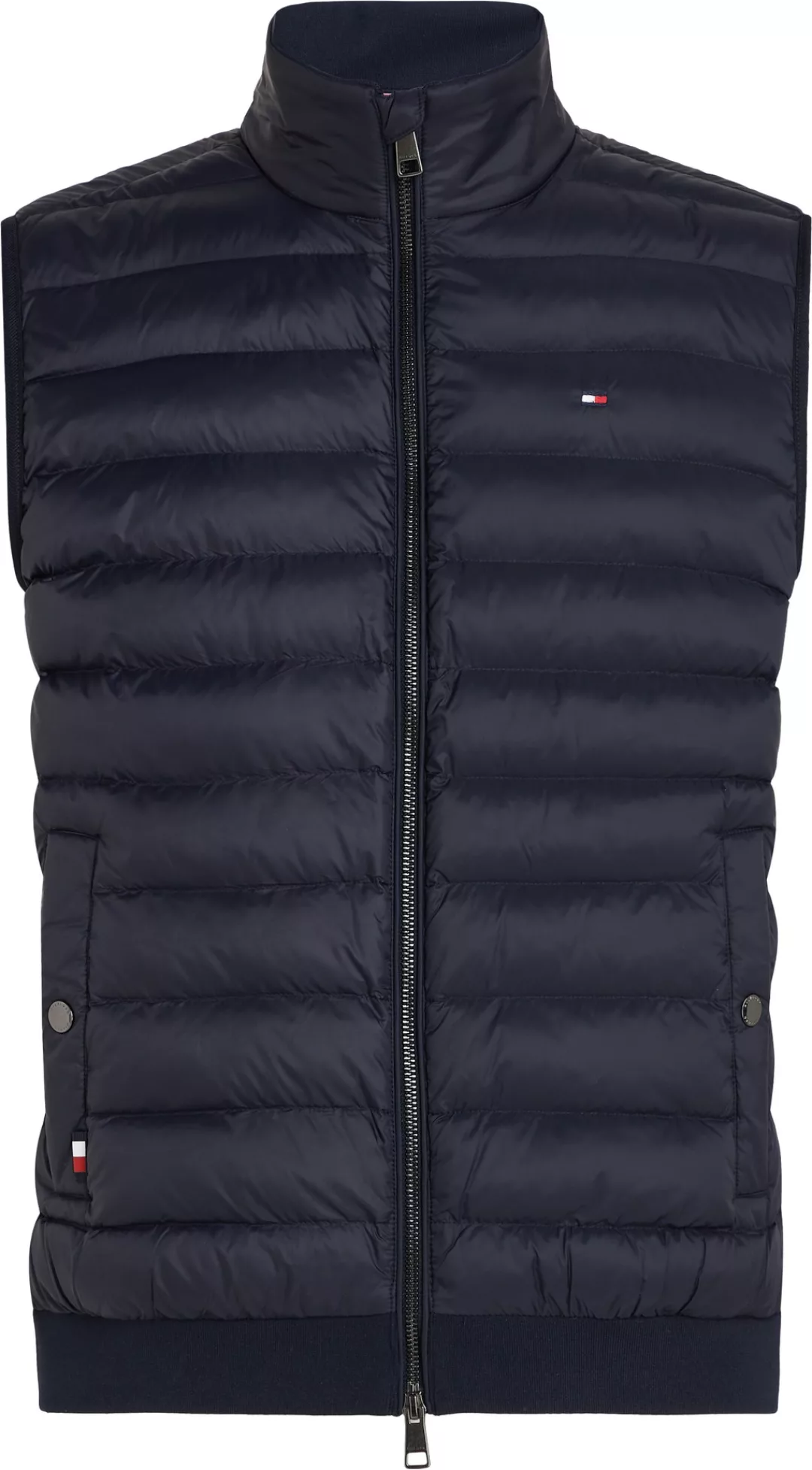 Tommy Hilfiger Steppweste MIX MEDIA VEST Rückenteil ungesteppt günstig online kaufen