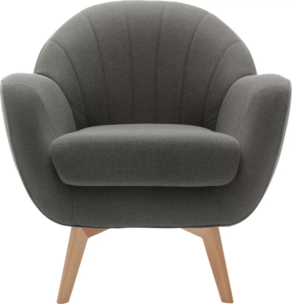 TRENDMANUFAKTUR Sessel »Fuelta«, mit auffälligem Nahtbild und schönen Füßen günstig online kaufen