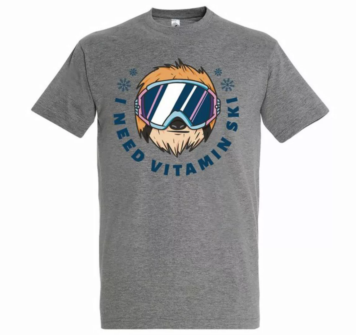 Youth Designz T-Shirt I Need Vitamin Ski Herren Shirt mit trendigem Frontpr günstig online kaufen