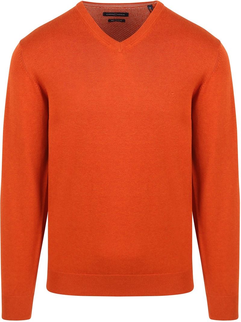 Casa Moda Pullover V Orange - Größe XL günstig online kaufen