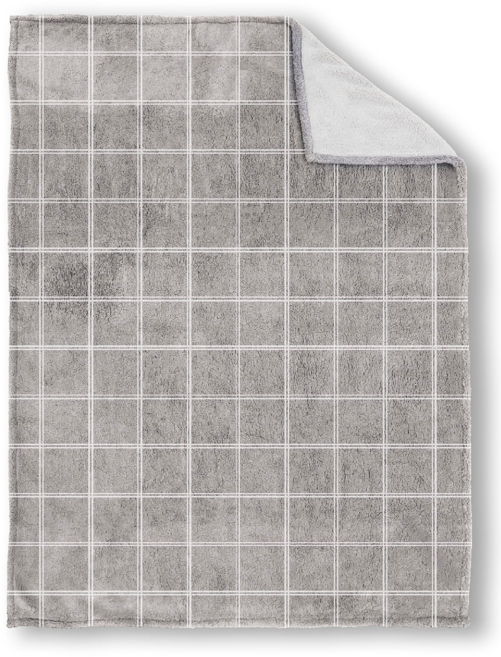 Biberna Tagesdecke »Tagesdecke Sherpa«, Kuscheldecke, superweiche + warme S günstig online kaufen