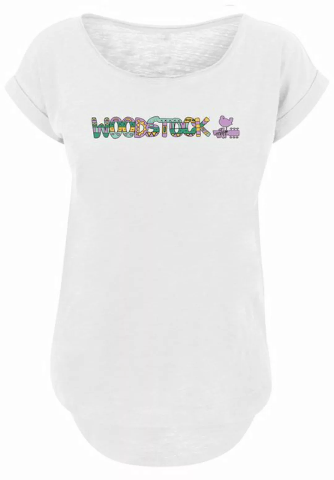 F4NT4STIC T-Shirt Woodstock Aztec Logo Print günstig online kaufen