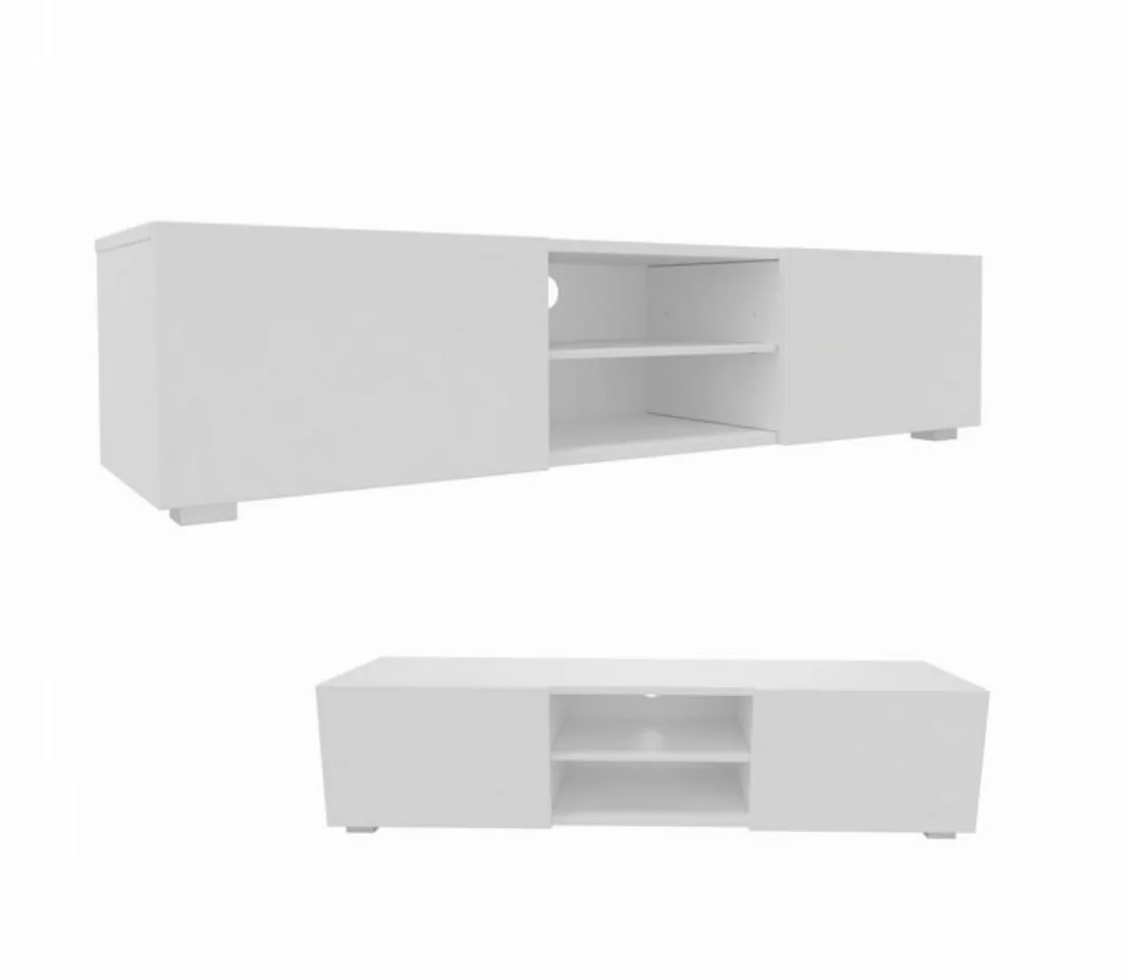 Platan Room TV-Schrank AURA TV Lowboard Sideboard 140 cm Hängeschrank TV Ko günstig online kaufen