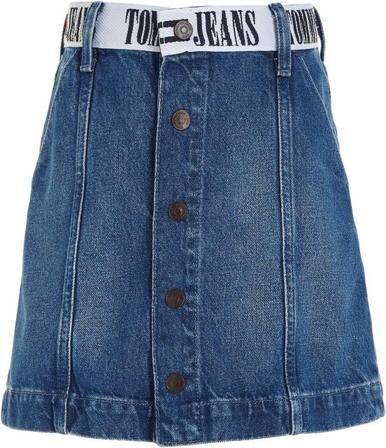 Tommy Hilfiger Jeansrock MONOTYPE TAPE SKIRT Webrock mit Tommy Hilfiger Log günstig online kaufen