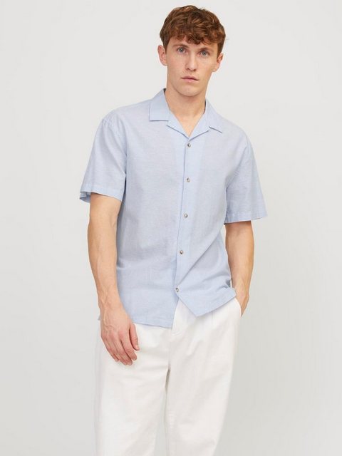 Jack & Jones Kurzarmhemd JJESUMMER RESORT LINEN BLEND SHIRT SS SN günstig online kaufen