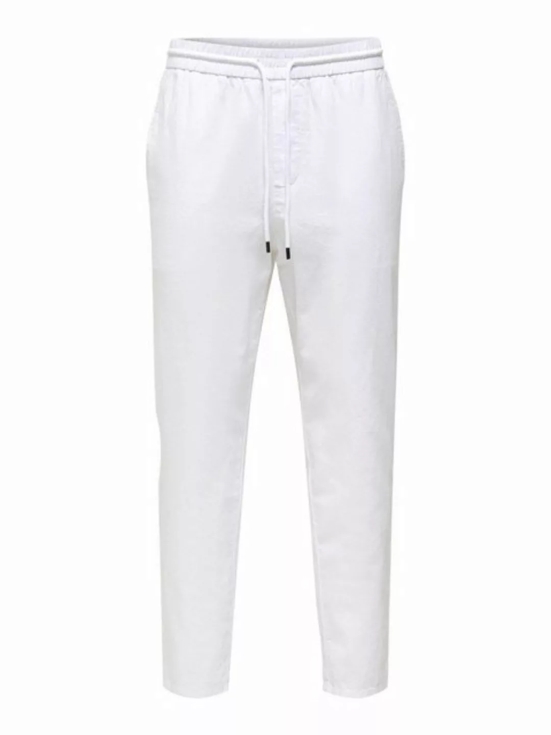 Only & Sons Herren Sweatpant ONSLINUS CROP LIN - Tapered Fit günstig online kaufen