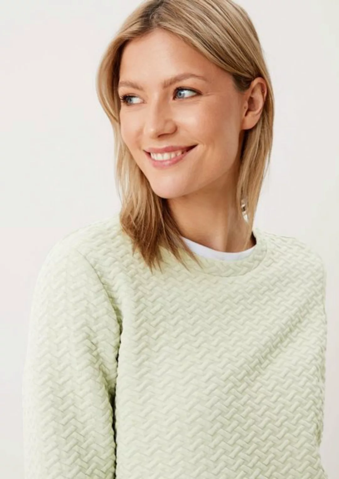 s.Oliver Sweatshirt Sweatshirt aus Viskosemix günstig online kaufen