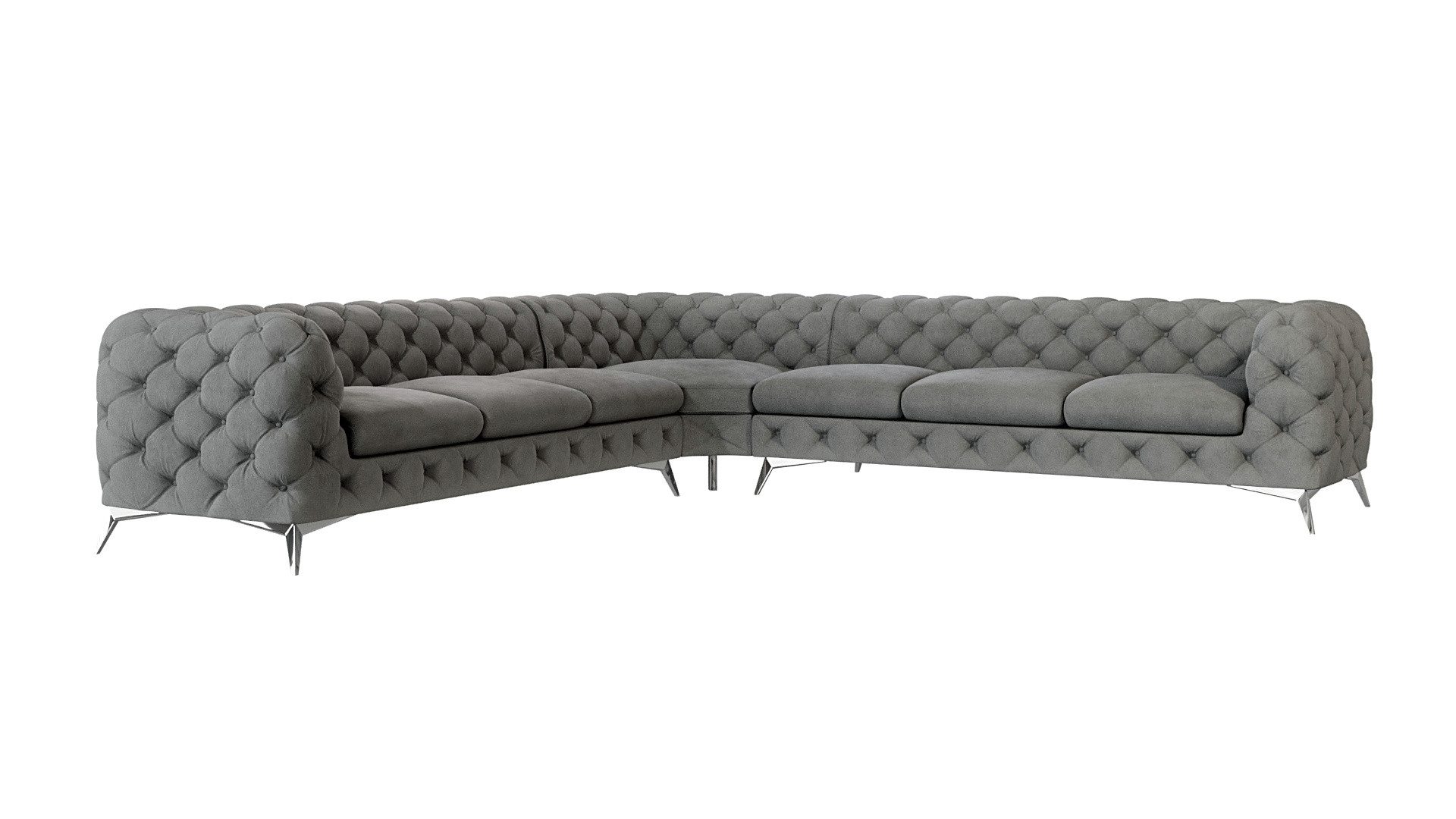 S-Style Möbel Ecksofa Kalina, Chesterfield mit günstig online kaufen