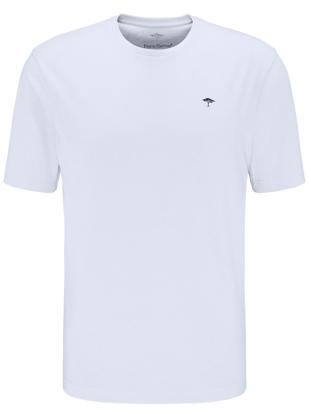 FYNCH-HATTON T-Shirt, mit Rundhals und Logo-Stickerei günstig online kaufen