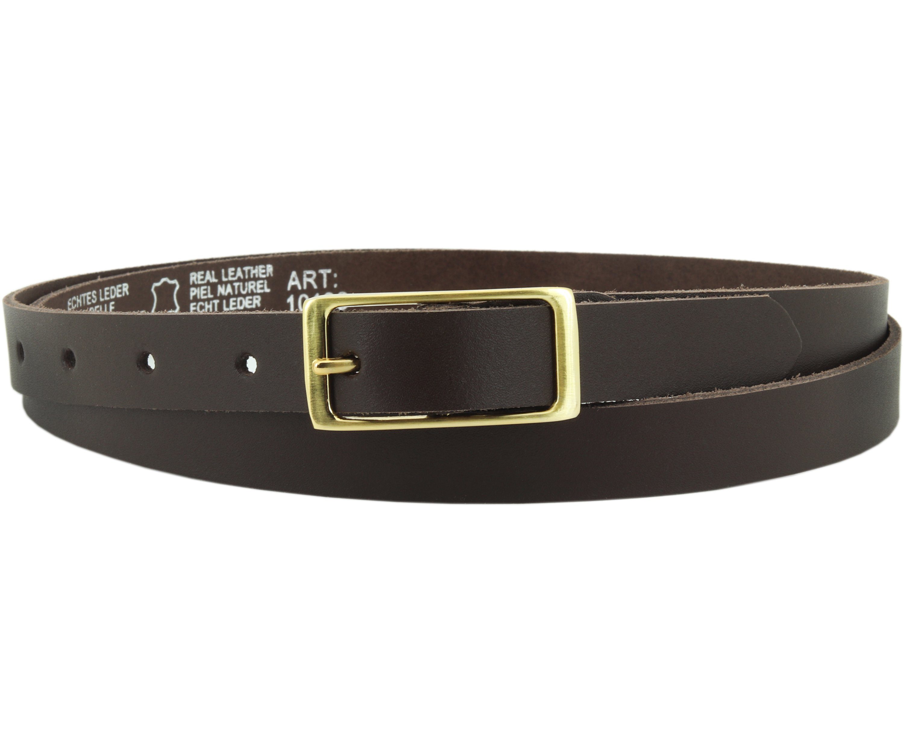 COLOGNEBELT Ledergürtel A2-SL echtes Leder, schmal, günstig online kaufen