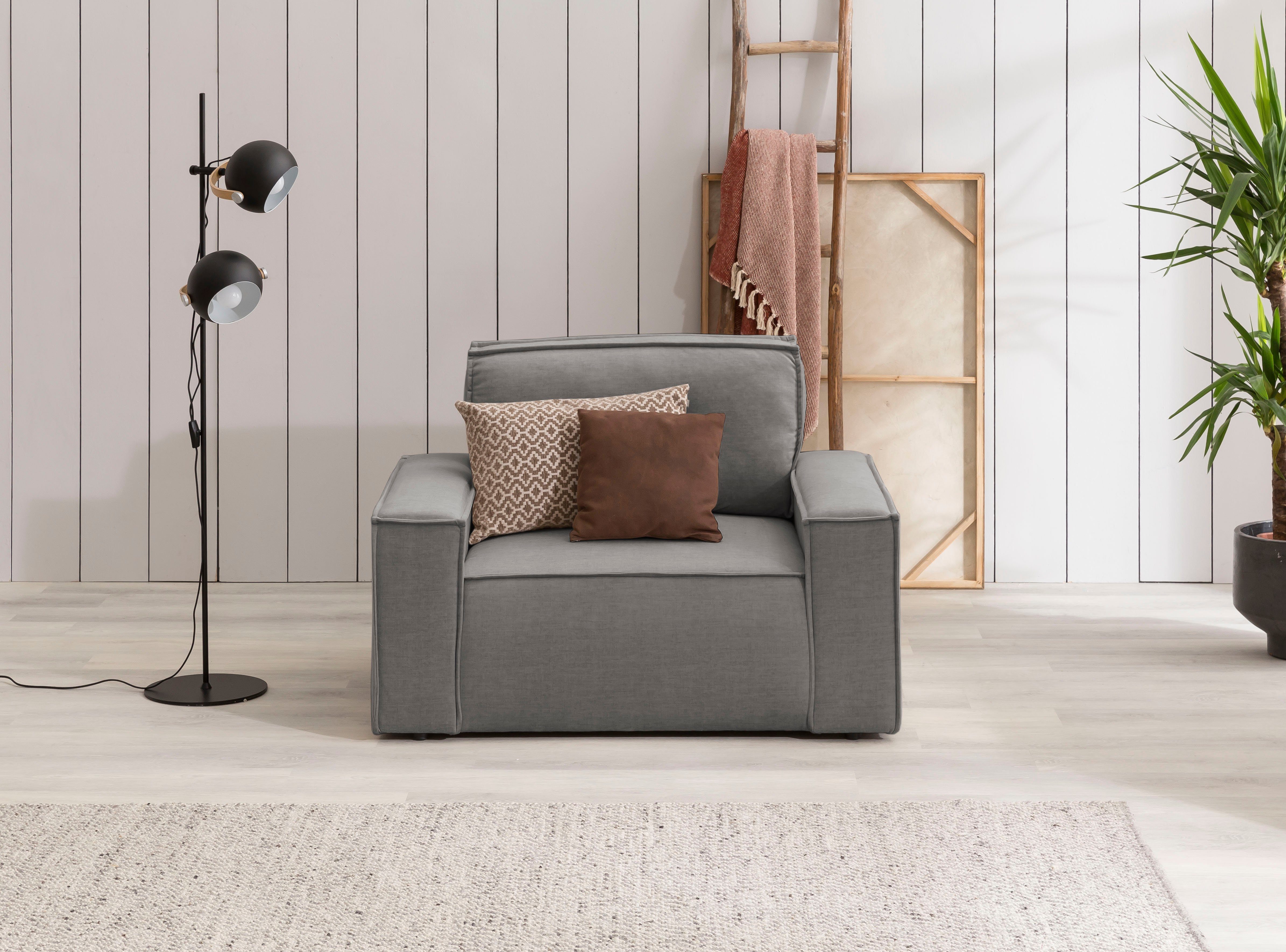 Home affaire Sessel "SHERWOOD, Love-Seat in 3 Stoffarten verfügbar", passen günstig online kaufen