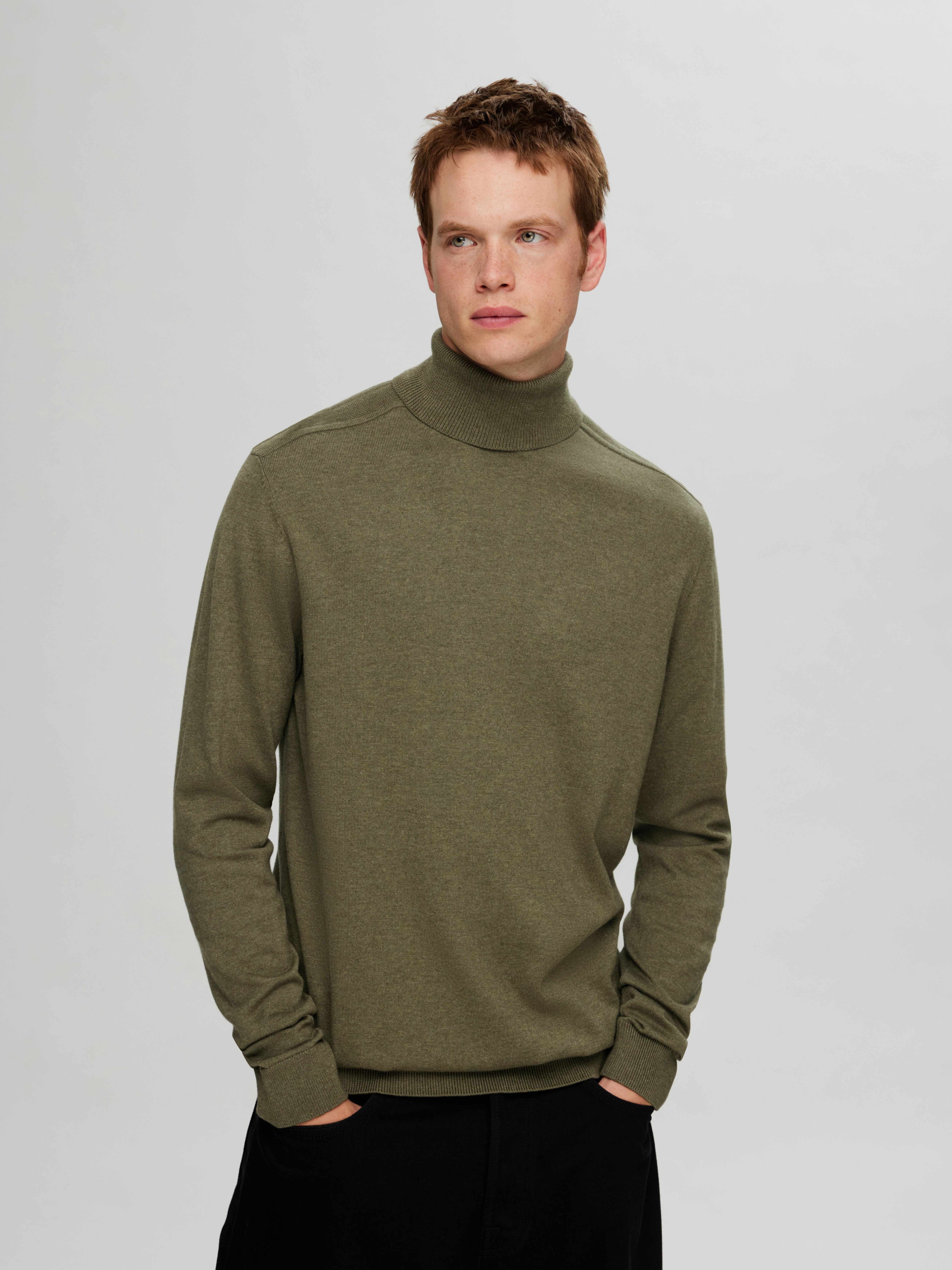 SELECTED HOMME Strickpullover SLHBERG ROLL NECK B NOOS günstig online kaufen