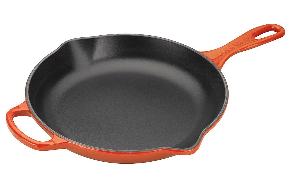 Le Creuset Brat- und Servierpfanne Gusseisen Ofenrot 26cm günstig online kaufen