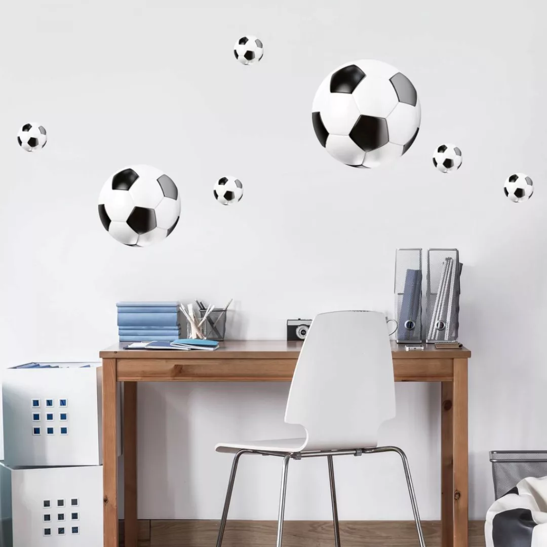 Wall-Art Wandtattoo "Fußball Set Fußbälle", (1 St.) günstig online kaufen