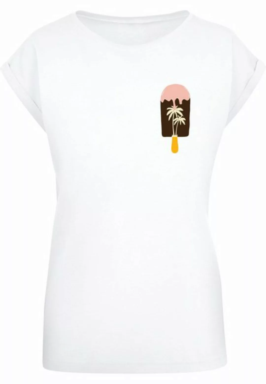 Merchcode T-Shirt Merchcode Damen Ladies Summer - Icecream T-Shirt (1-tlg) günstig online kaufen