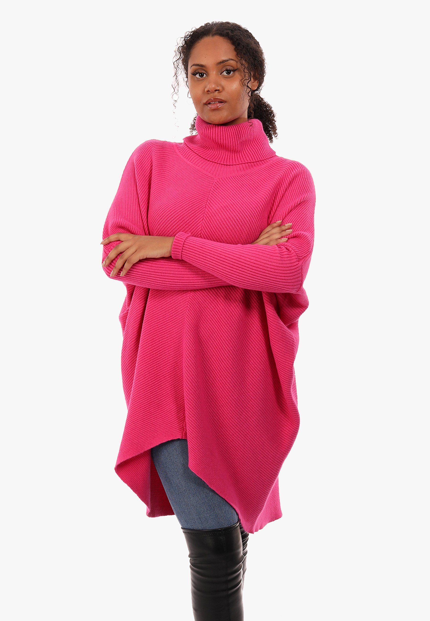 YC Fashion & Style Longpullover Strickpullover günstig online kaufen