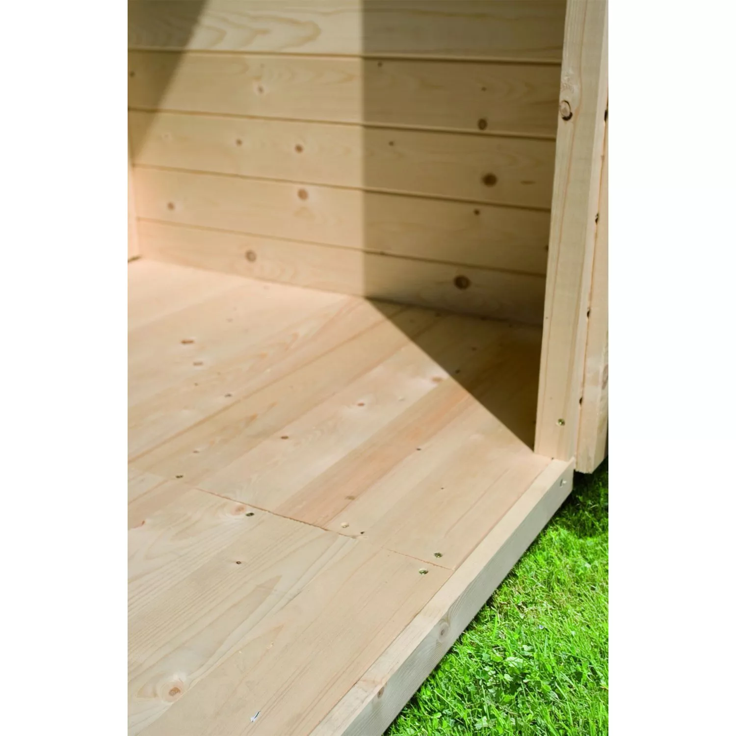 Karibu Fußboden 220 cm x 280 cm Natur für Holz-Gartenhaus Ängelholm 4 günstig online kaufen