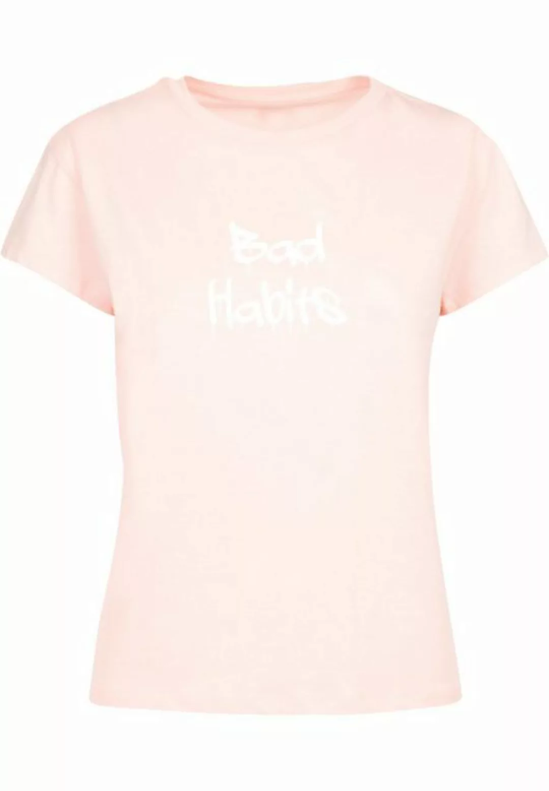 Merchcode T-Shirt Merchcode Damen Ladies Bad Habits Box Tee (1-tlg) günstig online kaufen