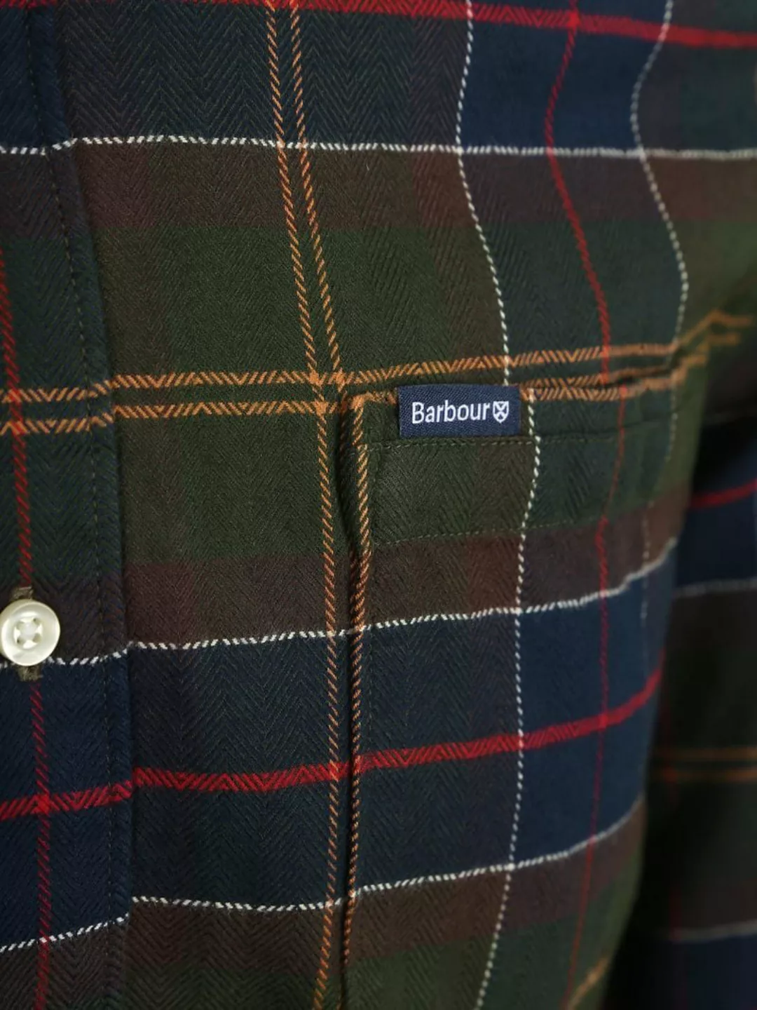 Barbour Kyeloch Hemd Karo Dunkelgrün - Größe M günstig online kaufen