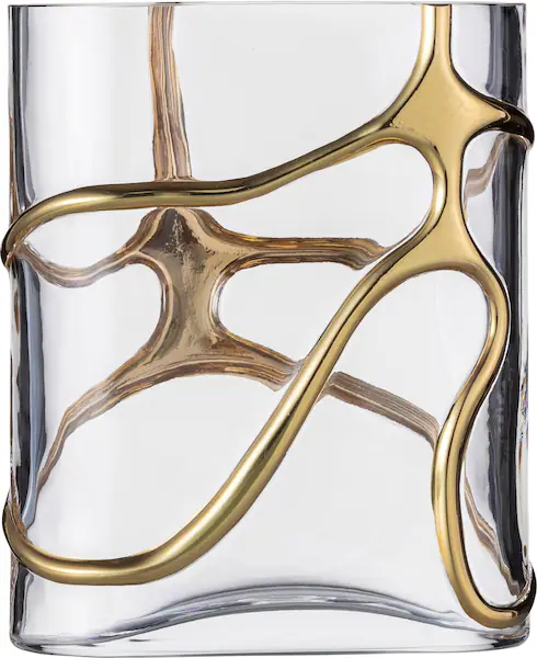 Eisch Germany Dekovase "Stargate", handbemalt mit Platinbeschichtung günstig online kaufen