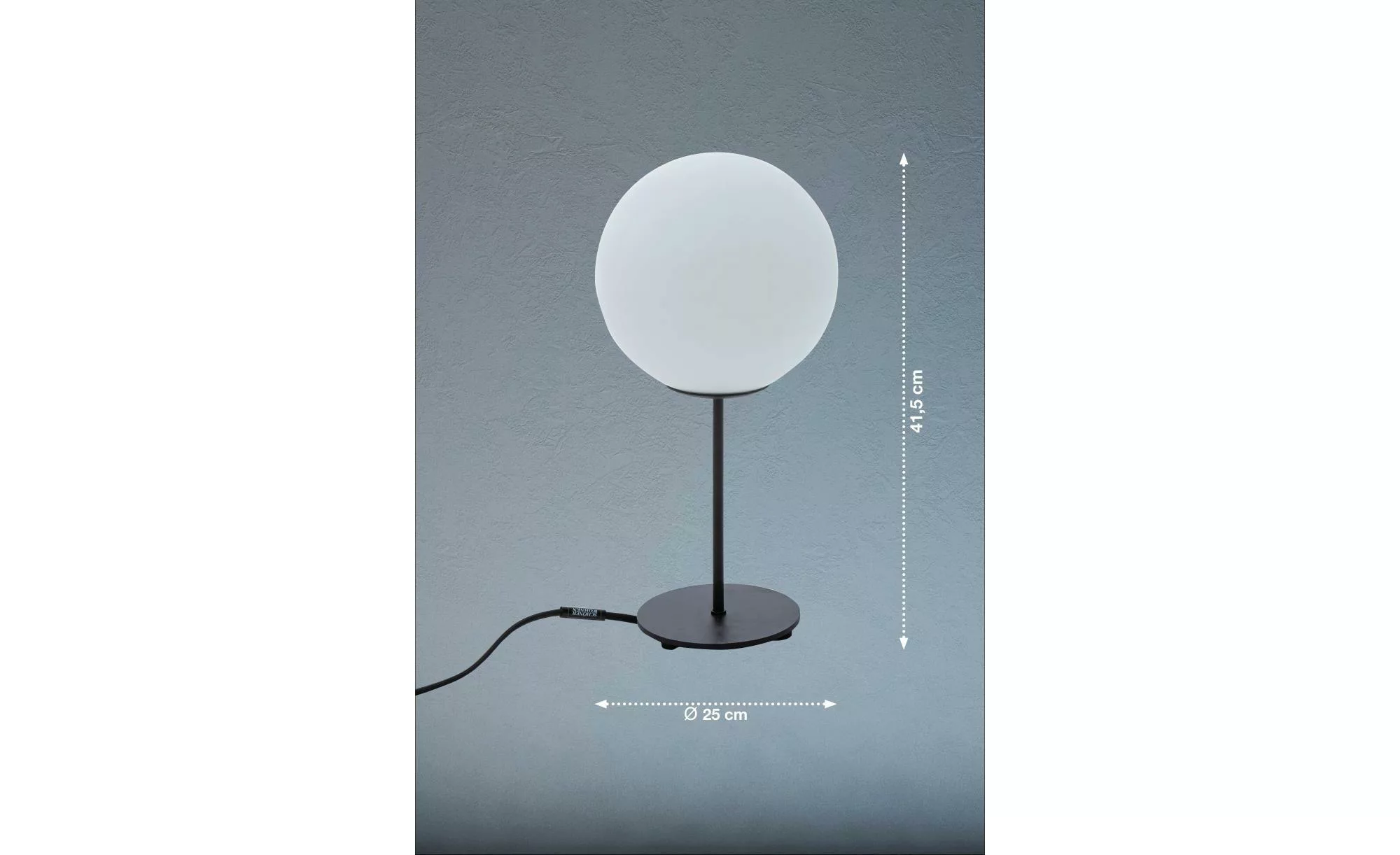 Schöner Wohnen Palais Tischlampe Höhe 41cm Ø25cm günstig online kaufen