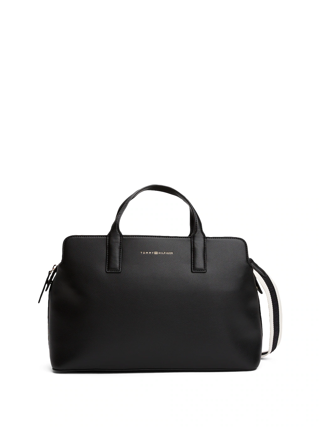 Tommy Hilfiger Tragetasche "TH LOGOTAPE SATCHEL", Damen Umhängetasche, Busi günstig online kaufen