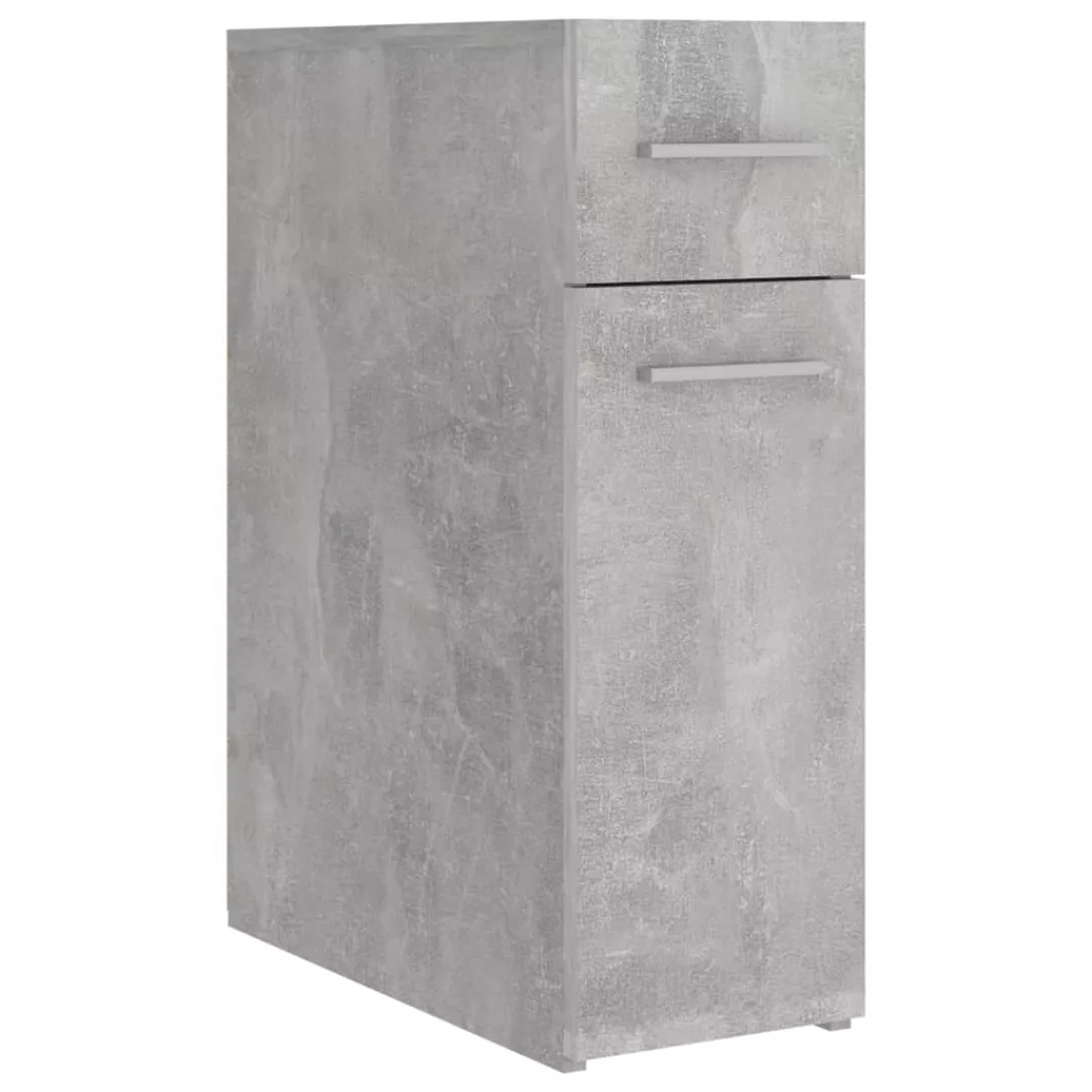 vidaXL Aktenschrank Apothekerschrank Betongrau 20x45,5x60 cm Spanplatte günstig online kaufen