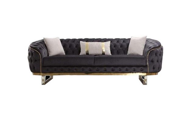 JVmoebel 3-Sitzer Designer Sofa 3 Sitzer Textil Couch Polster Sofas Design günstig online kaufen