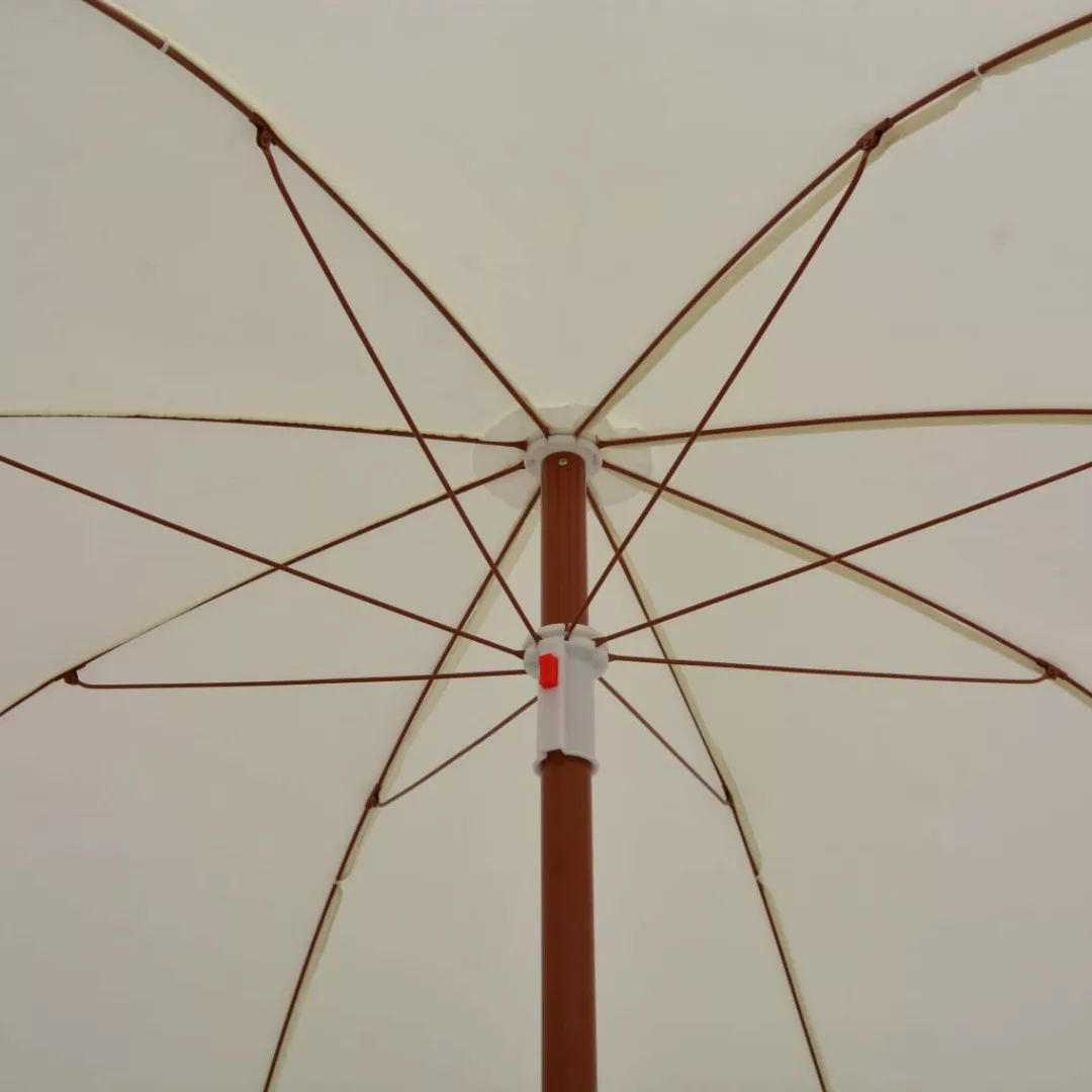 Sonnenschirm Mit Stahlmast 180 Cm Sandfarben günstig online kaufen