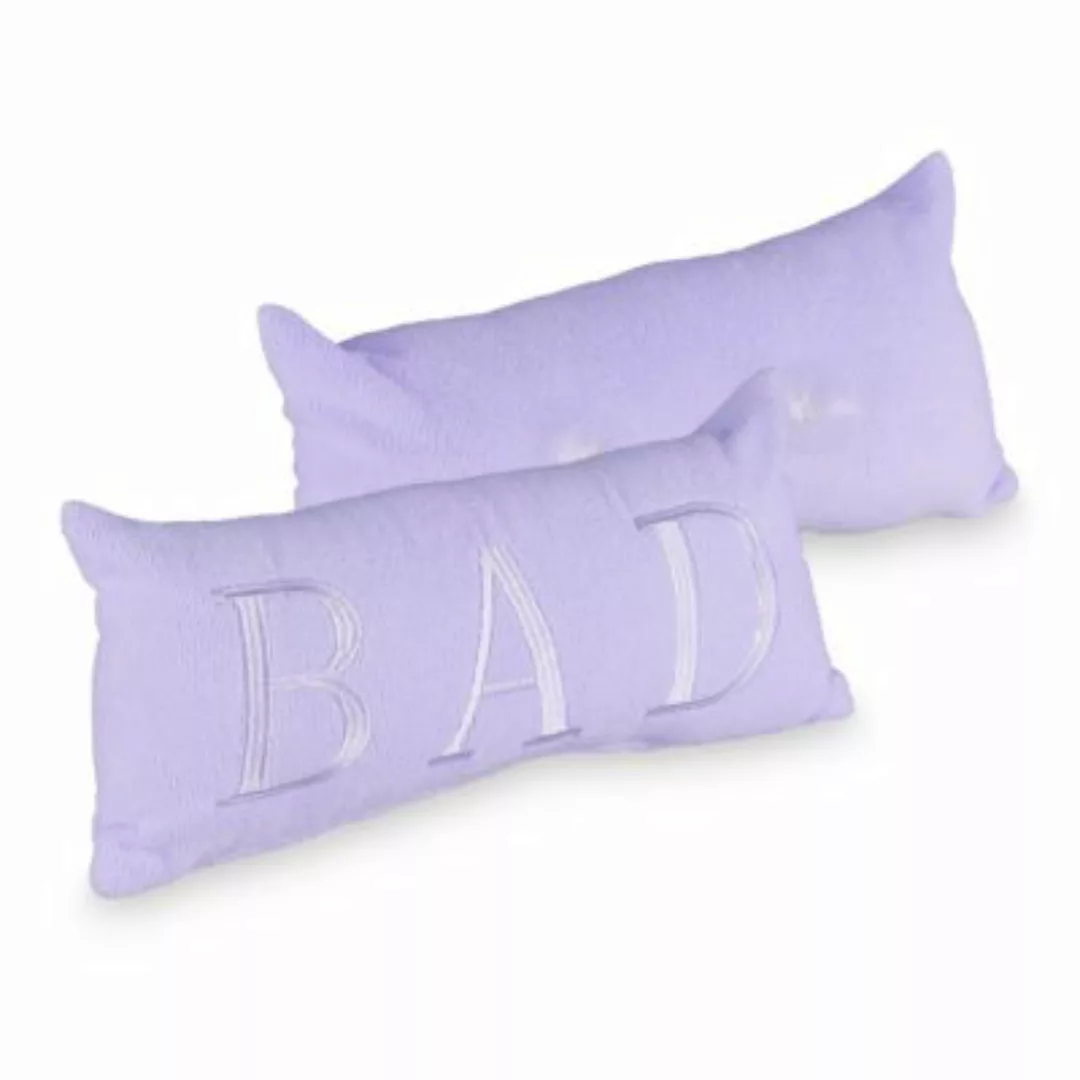 relaxdays Nackenkissen Badewanne BAD lila günstig online kaufen