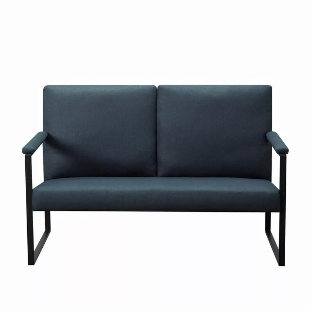 Sweiko 2-Sitzer Modernes Metallrahmen-Zweisitzer-Sofa,Loveseat, Abnehmbarer günstig online kaufen