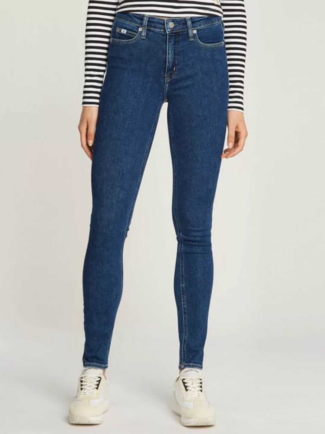 Calvin Klein Jeans Skinny-fit-Jeans "MID RISE SKINNY", im 5-Pocket-Style günstig online kaufen