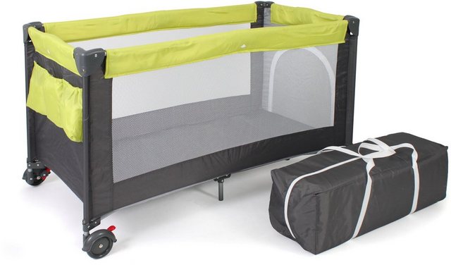 CHIC4BABY Baby-Reisebett »Luxus, Lemongreen« günstig online kaufen