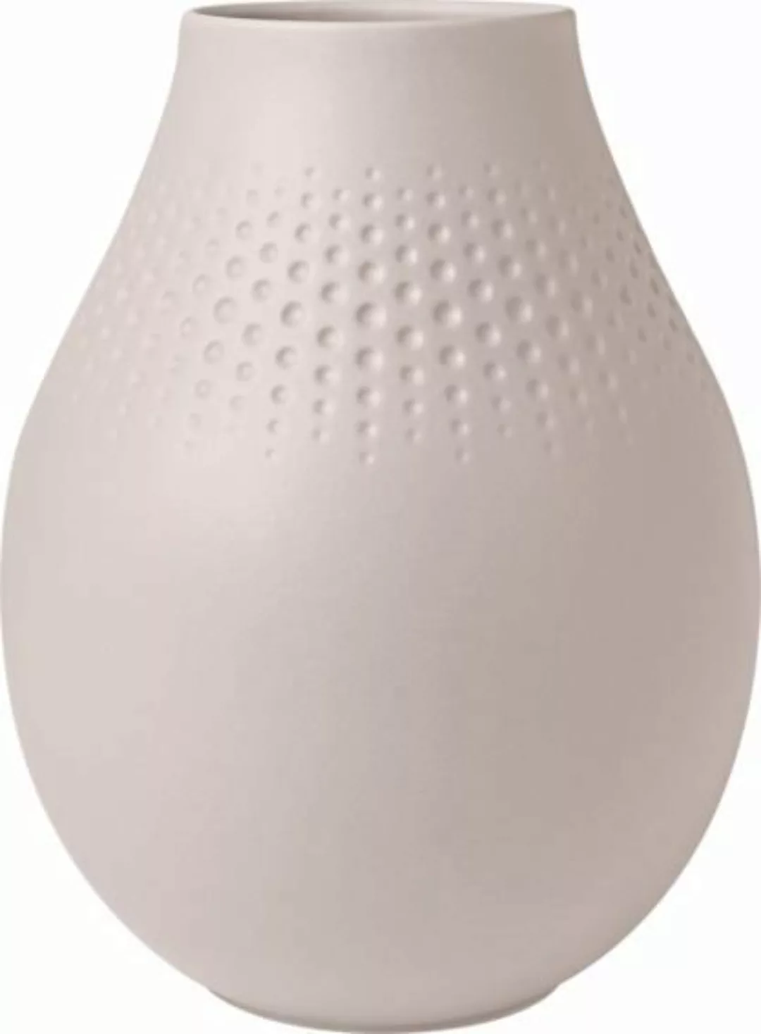 Villeroy & Boch Manufacture Manufacture Collier beige Vase Perle hoch 16 cm günstig online kaufen