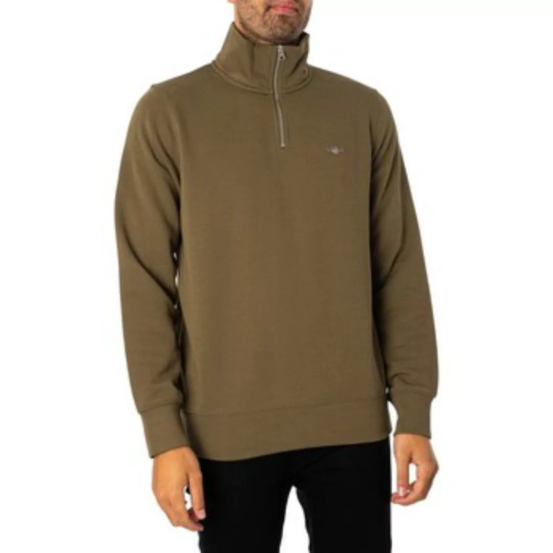 Gant  Sweatshirt Reguläres Shield-Sweatshirt mit halbem Reißverschluss günstig online kaufen
