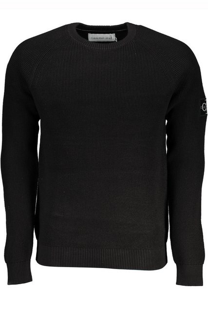 Calvin Klein Jeans Strickpullover Eleganter Herrenpullover Schwarz - Bio-Ba günstig online kaufen