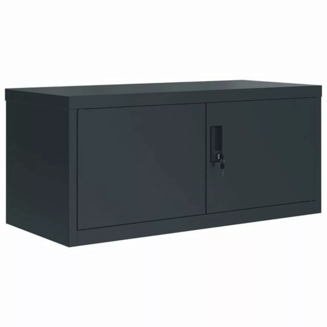 furnicato Aktenschrank Anthrazit 90x40x40 cm Stahl (1-St) günstig online kaufen