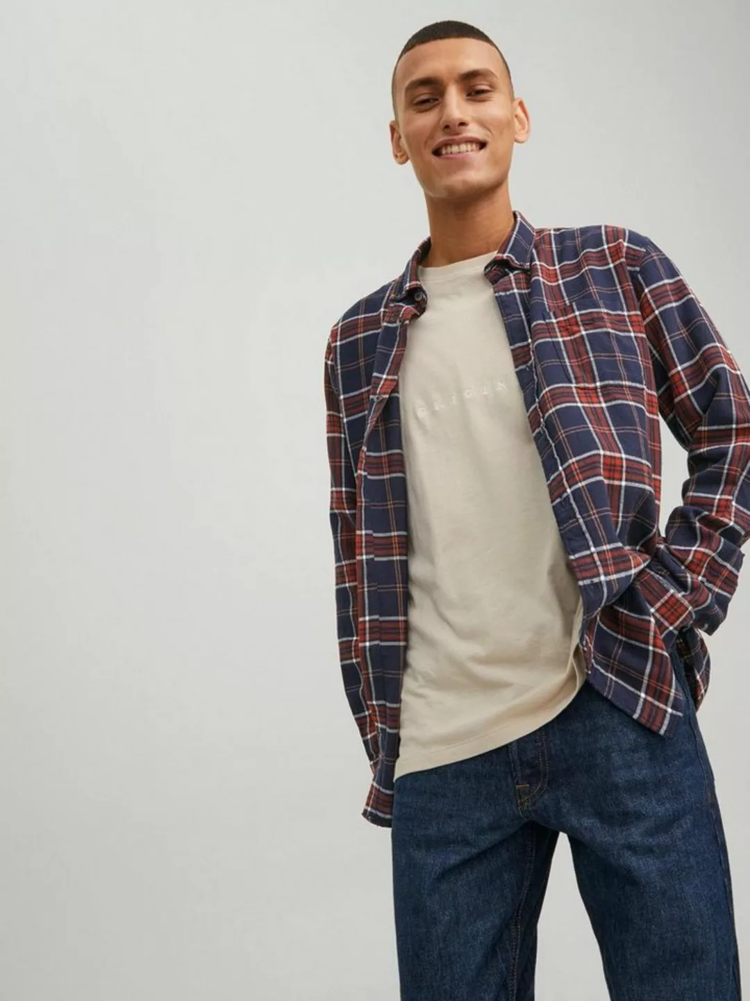 Jack & Jones Langarmhemd (1-tlg) günstig online kaufen